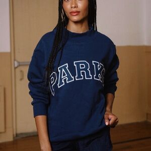 PARKE x Stakt Navy Blue Mockneck